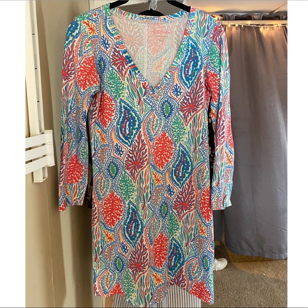 Lilly Pulitzer ‘Let Minnow Christie V-Neck Dress’